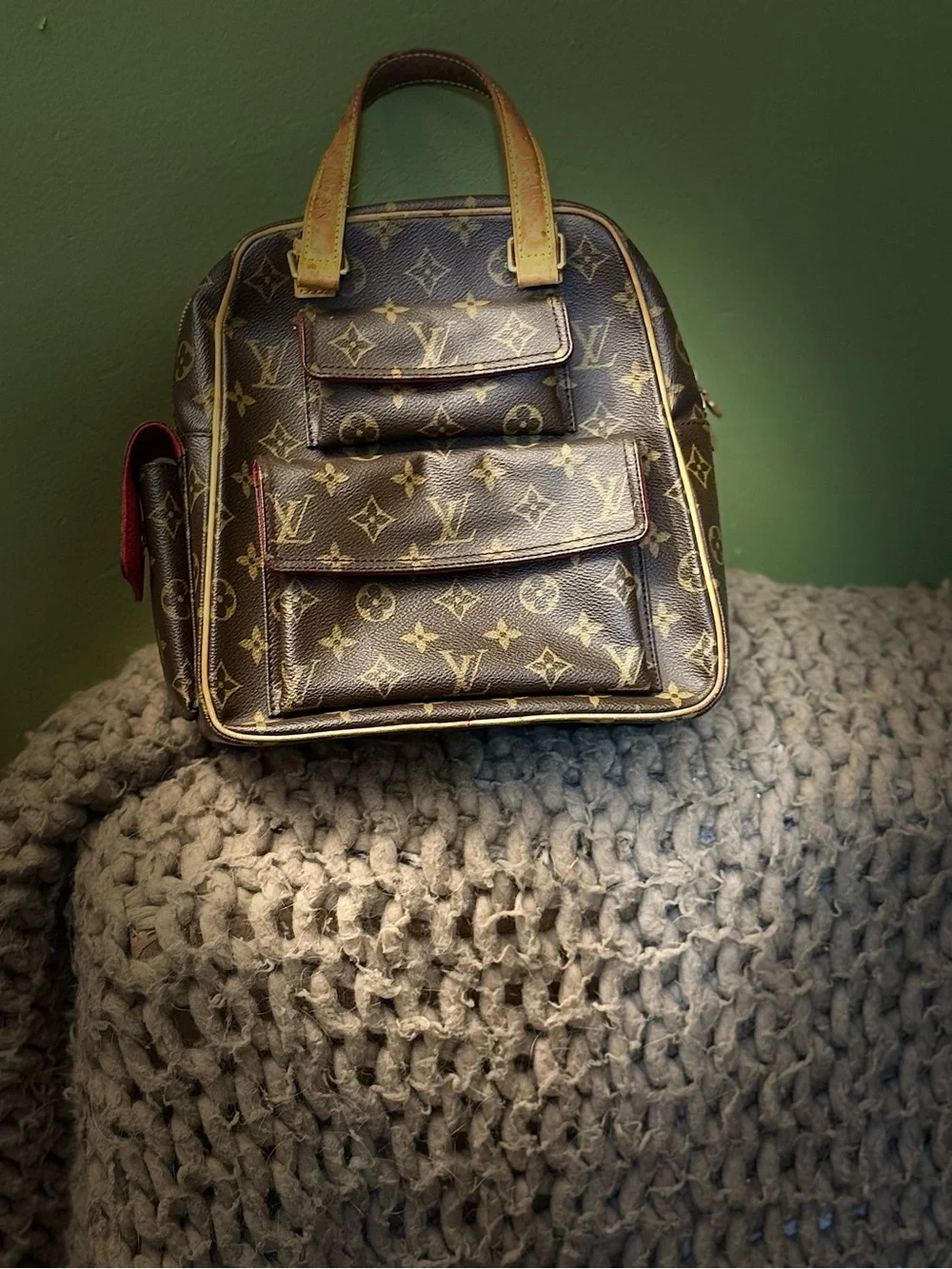 Louis Vuitton Brown Monogram Excentri Cite Handbag
